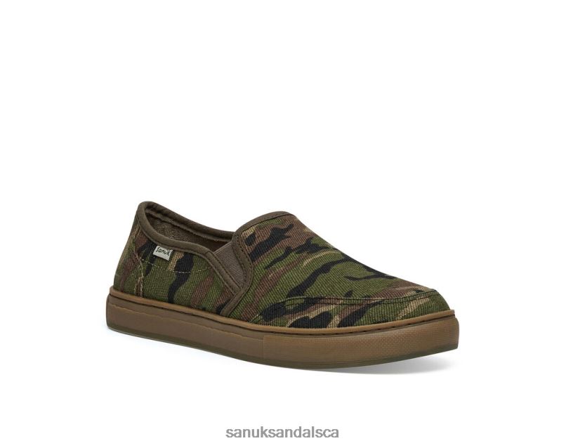 Sanuk V42F8162 Woodland Camo Tideline Hemp Camo