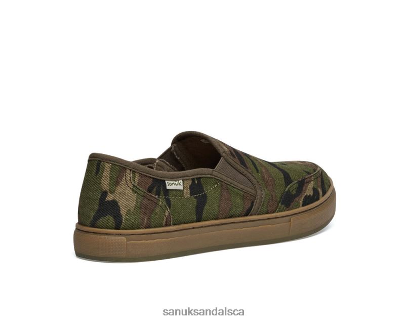 Sanuk V42F8162 Woodland Camo Tideline Hemp Camo