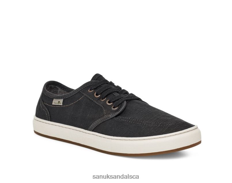 Sanuk V42F8210 Washed Black Tideline Lace Hemp