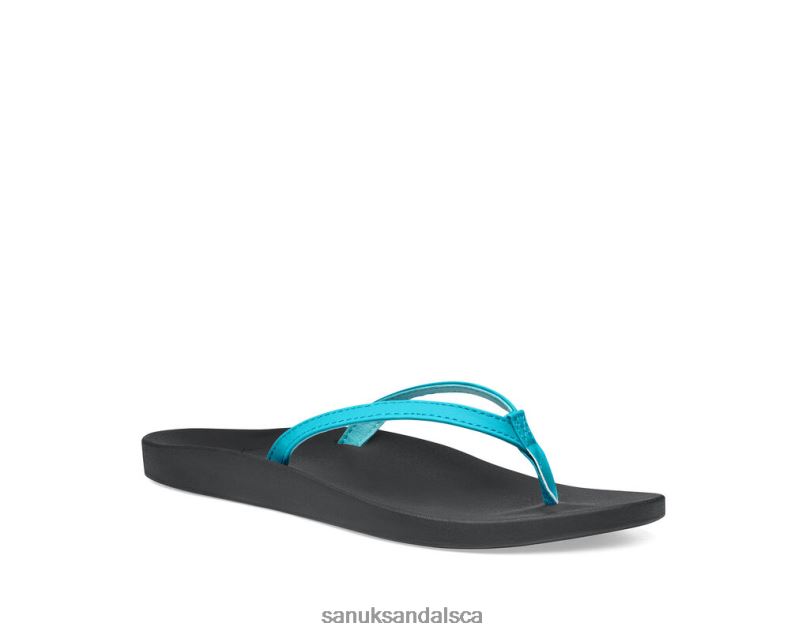 Sanuk V42F829 Teal Cosmic Yoga Joy