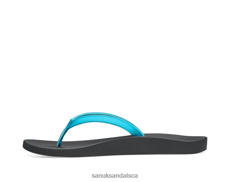 Sanuk V42F829 Teal Cosmic Yoga Joy