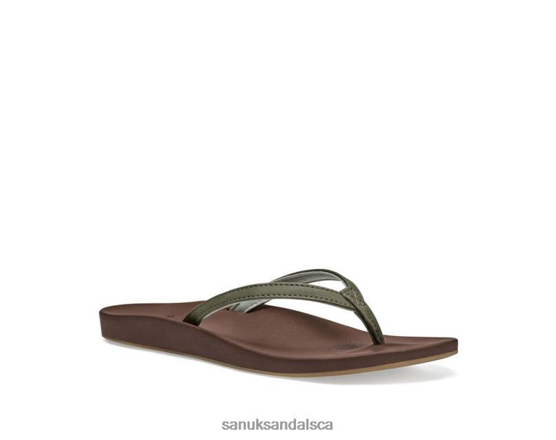 Sanuk V42F830 Burnt Olive Cosmic Yoga Joy