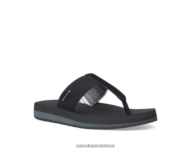 Sanuk V42F834 Black Islay St Plus