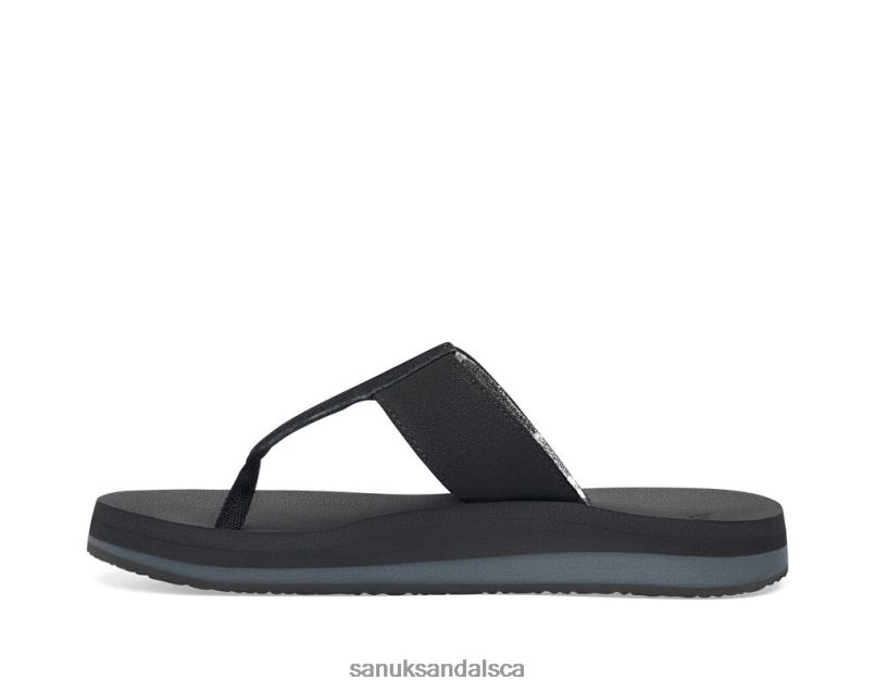 Sanuk V42F834 Black Islay St Plus
