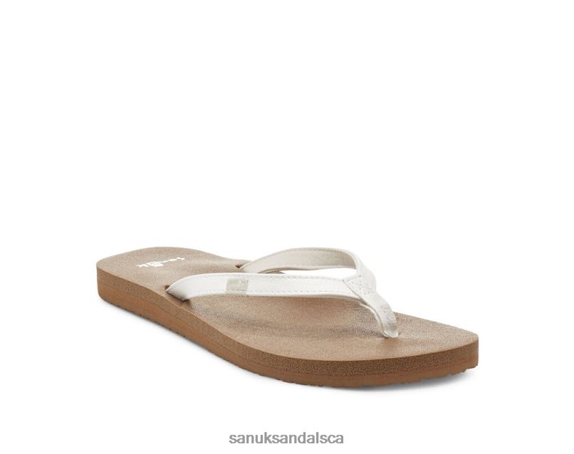 Sanuk V42F844 White/Tan Yoga Joy White-Tan