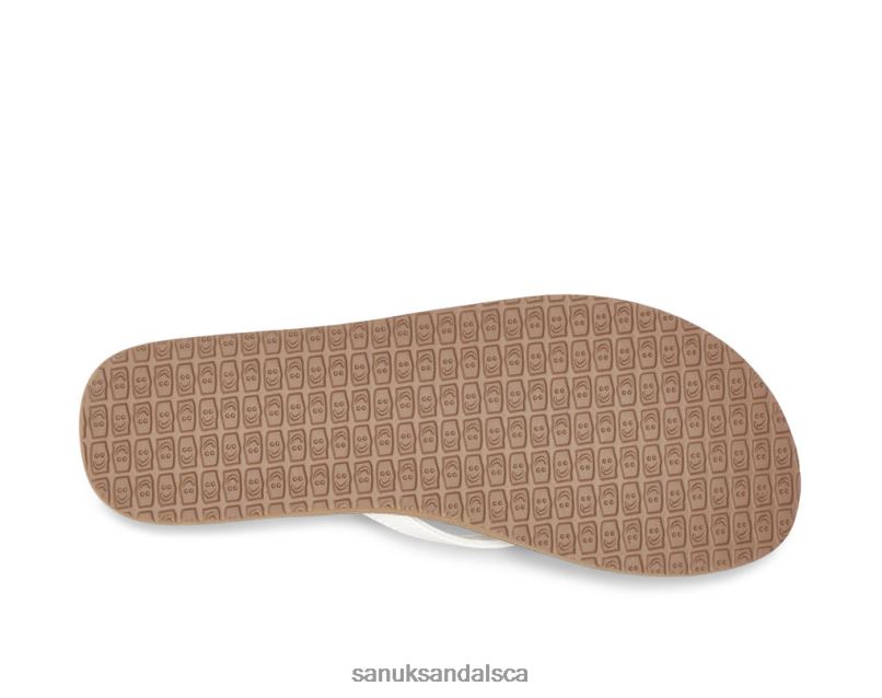 Sanuk V42F844 White/Tan Yoga Joy White-Tan