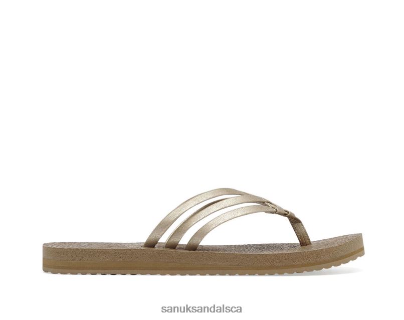 Sanuk V42F853 Champagne Yoga Sandy Metallic