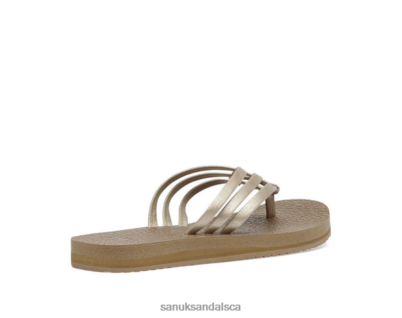 Sanuk V42F853 Champagne Yoga Sandy Metallic