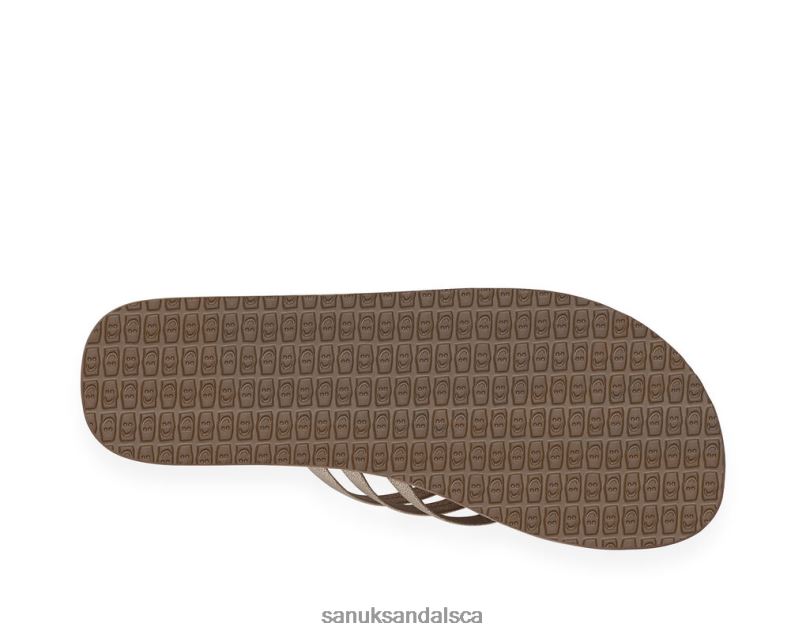 Sanuk V42F853 Champagne Yoga Sandy Metallic