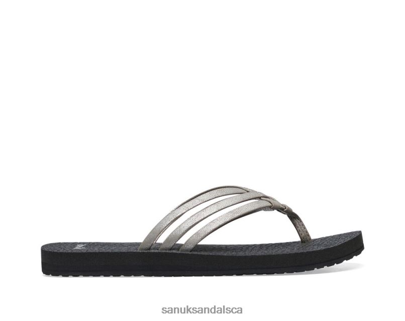 Sanuk V42F854 Silver Yoga Sandy Metallic