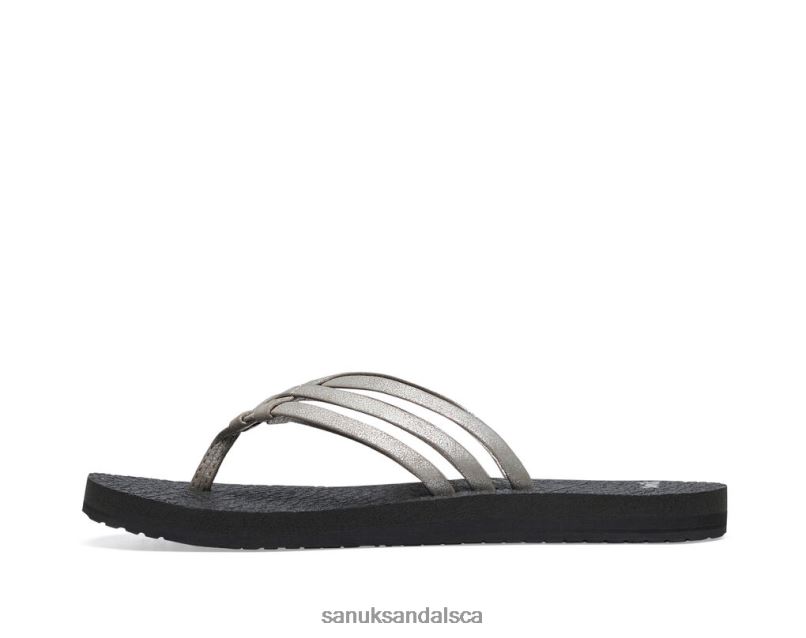Sanuk V42F854 Silver Yoga Sandy Metallic