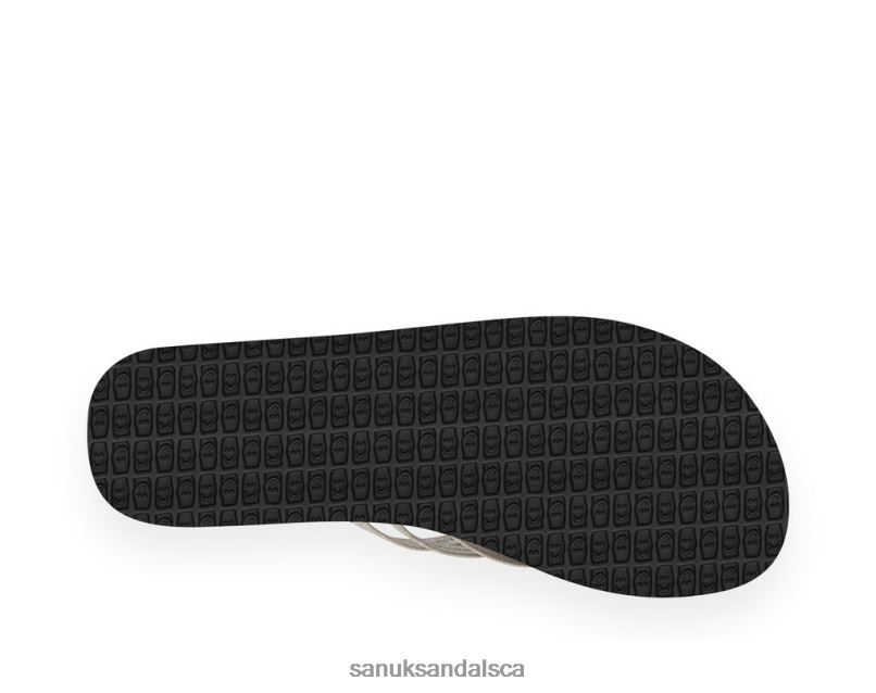Sanuk V42F854 Silver Yoga Sandy Metallic