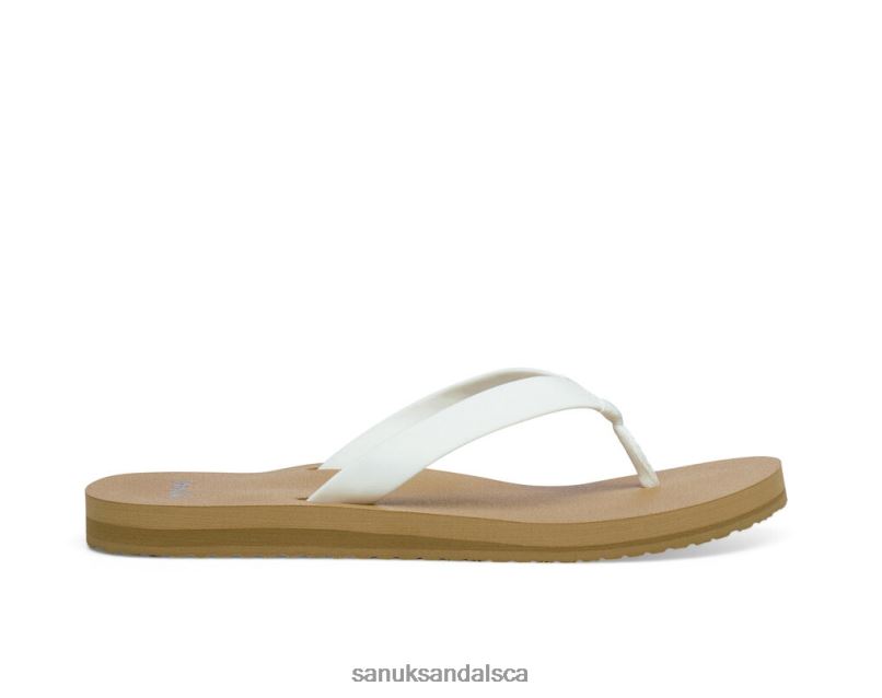 Sanuk V42F856 White/Tan Ashland St White-Tan