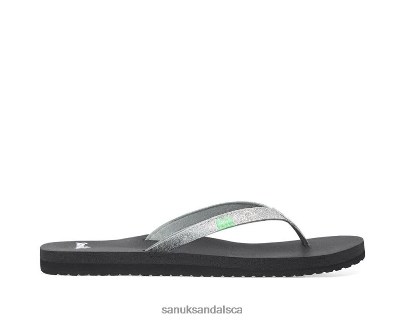 Sanuk V42F863 Silver Sparkle Yoga Joy Sparkle