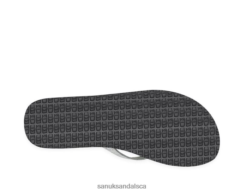 Sanuk V42F863 Silver Sparkle Yoga Joy Sparkle