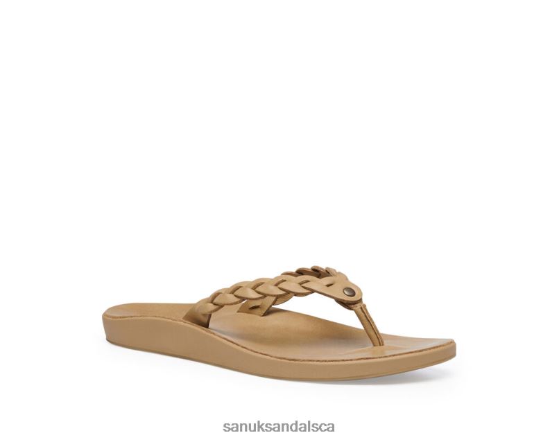 Sanuk V42F865 Tan Cosmic Yoga Joy Braid Lx