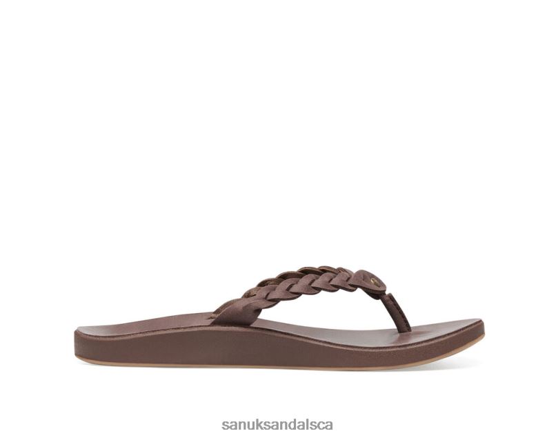 Sanuk V42F866 Brown Cosmic Yoga Joy Braid Lx