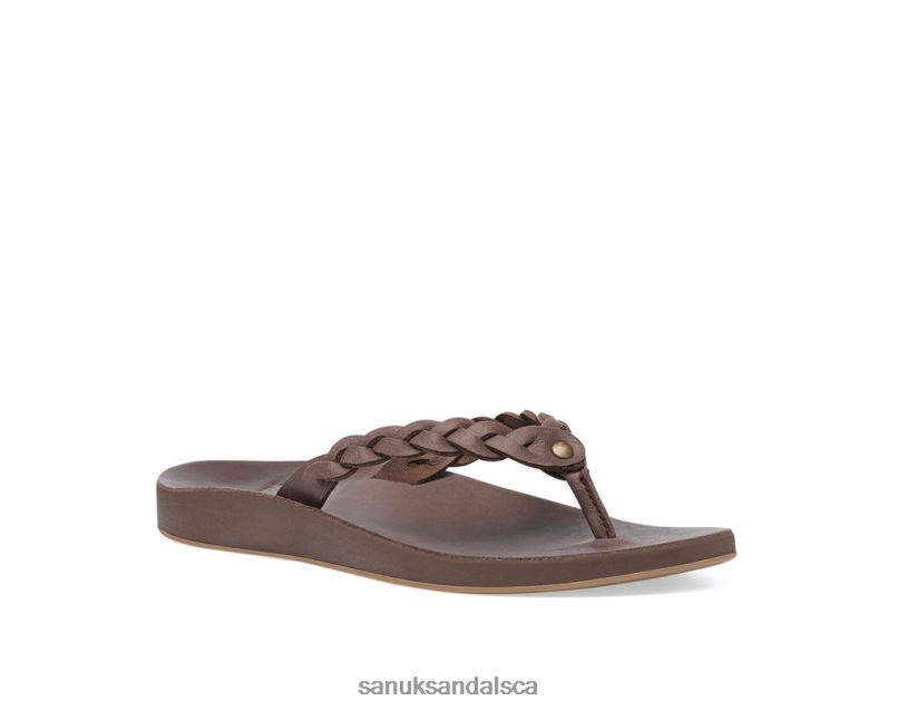 Sanuk V42F866 Brown Cosmic Yoga Joy Braid Lx