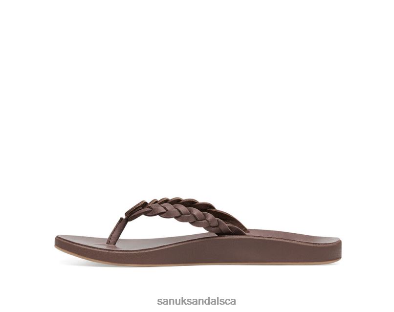 Sanuk V42F866 Brown Cosmic Yoga Joy Braid Lx