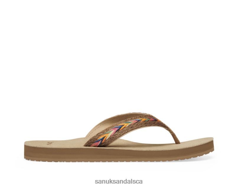 Sanuk V42F878 Rainbow Fraidy Hemp