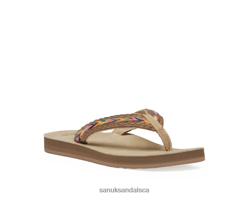 Sanuk V42F878 Rainbow Fraidy Hemp