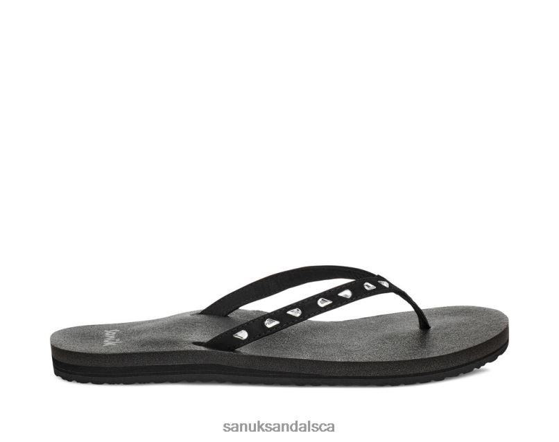 Sanuk V42F879 Black Yoga Joy Bling