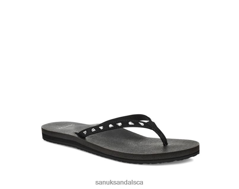Sanuk V42F879 Black Yoga Joy Bling