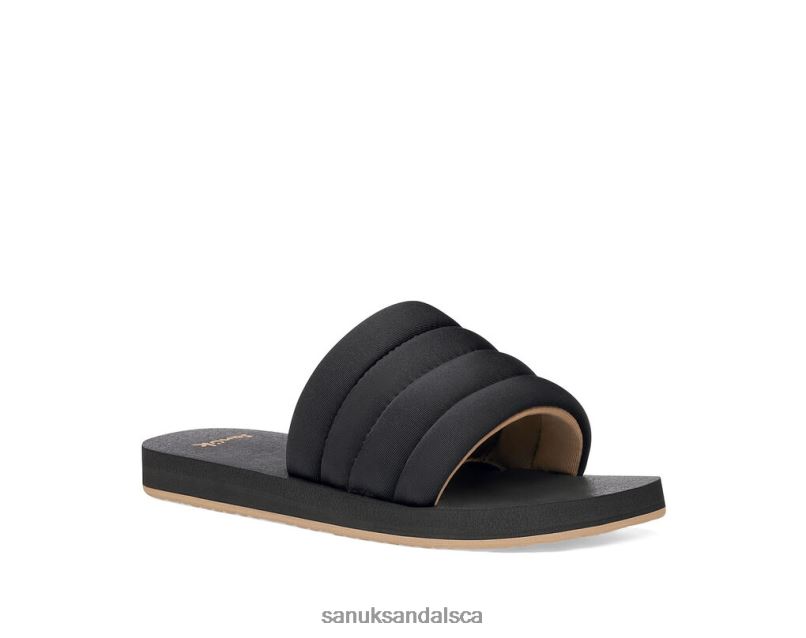 Sanuk V42F884 Black Puff N Slide St