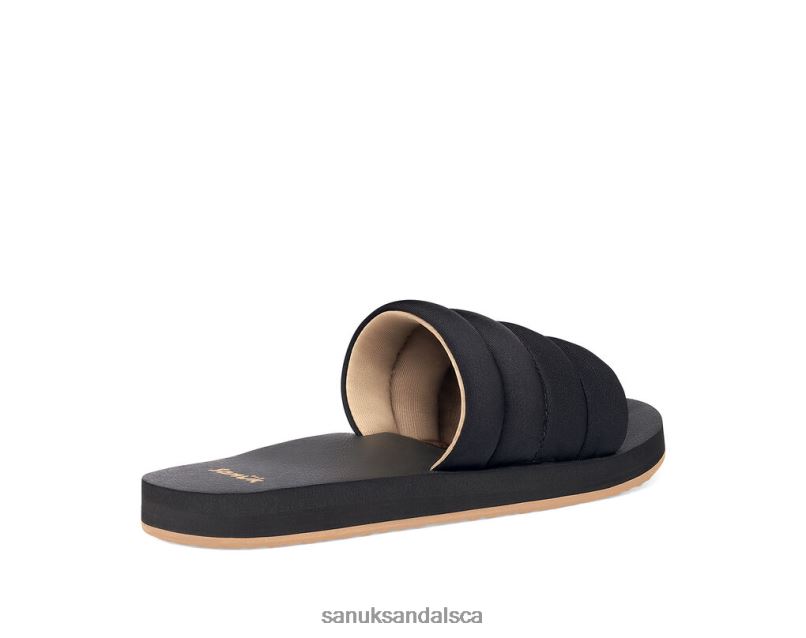 Sanuk V42F884 Black Puff N Slide St