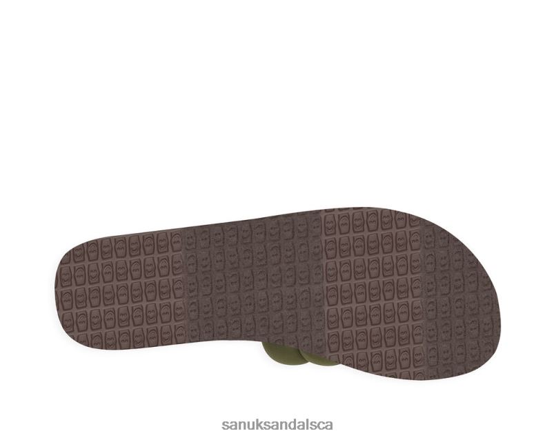 Sanuk V42F885 Dark Olive Puff N Slide St