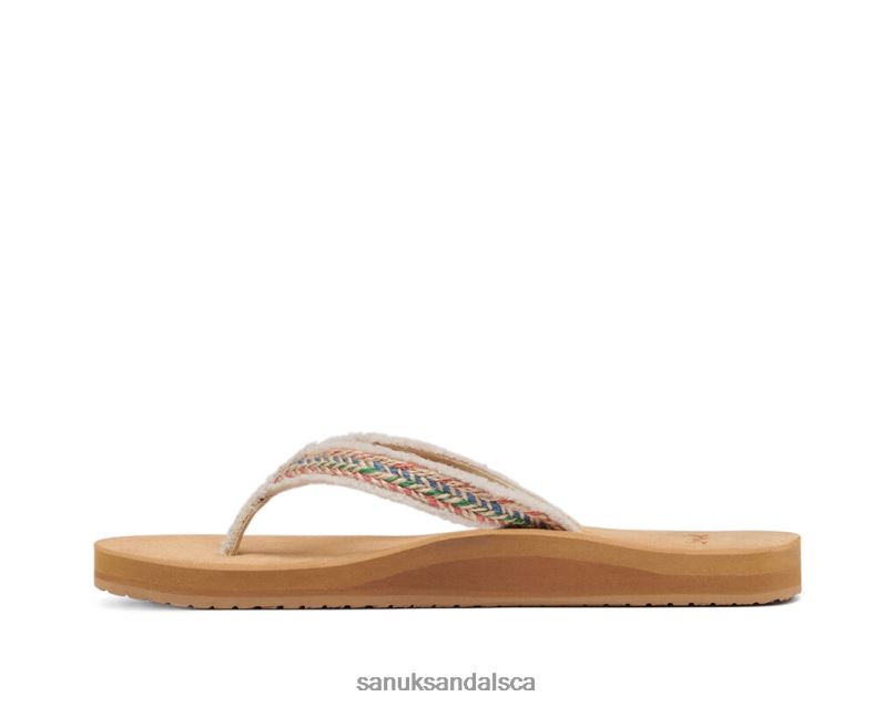 Sanuk V42F889 Natural Multi Fraidy Jute