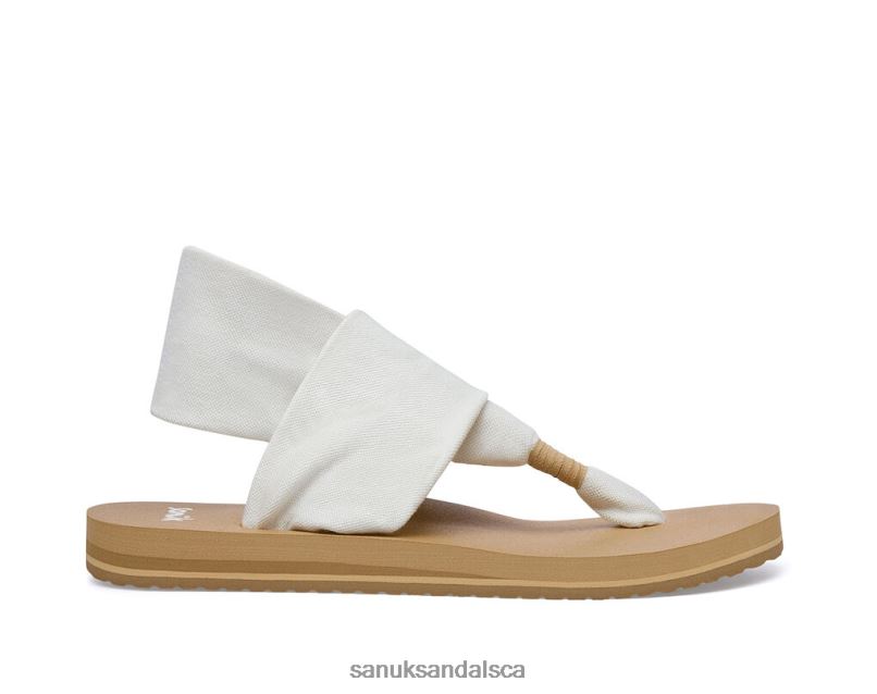 Sanuk V42F890 White/Tan Sling St White-Tan