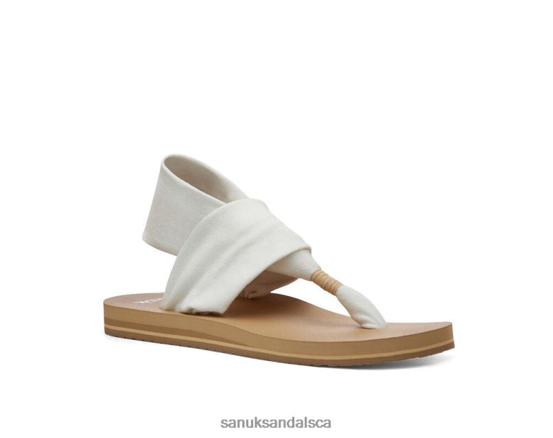 Sanuk V42F890 White/Tan Sling St White-Tan