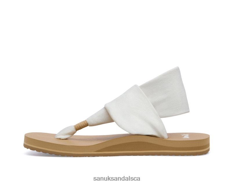 Sanuk V42F890 White/Tan Sling St White-Tan