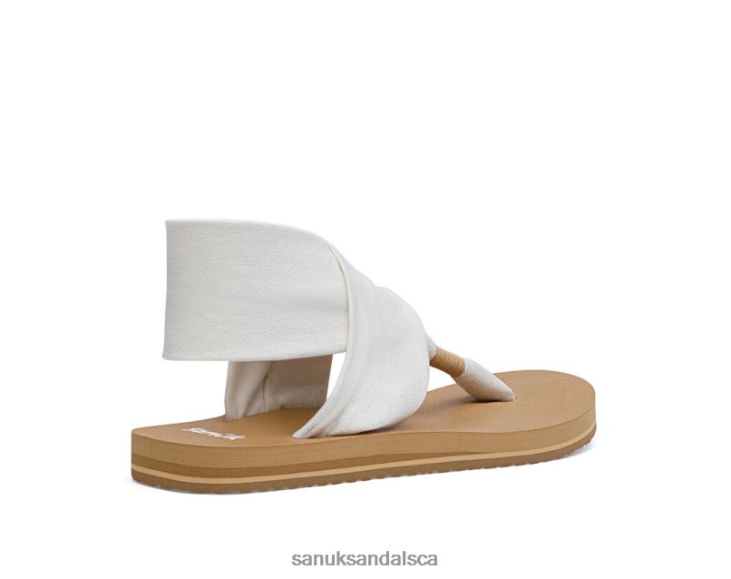 Sanuk V42F890 White/Tan Sling St White-Tan