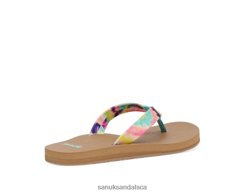 Sanuk V42F893 Turquoise Multi Ashland St Tie Dye
