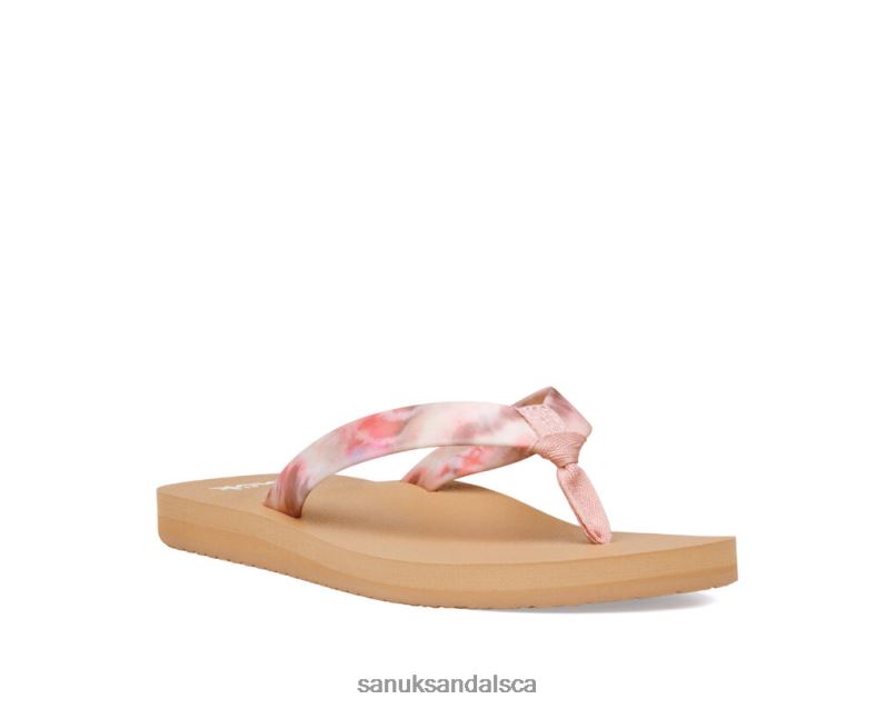 Sanuk V42F894 Pink Multi Ashland St Tie Dye