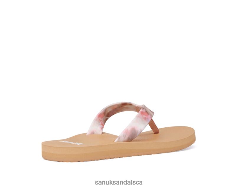 Sanuk V42F894 Pink Multi Ashland St Tie Dye