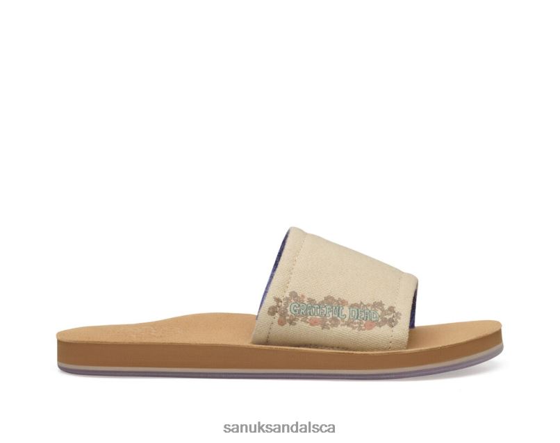Sanuk V42F898 Tan Lola X Grateful Dead