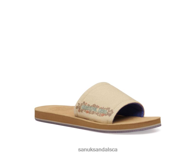 Sanuk V42F898 Tan Lola X Grateful Dead