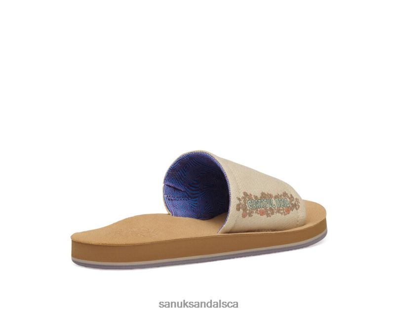 Sanuk V42F898 Tan Lola X Grateful Dead