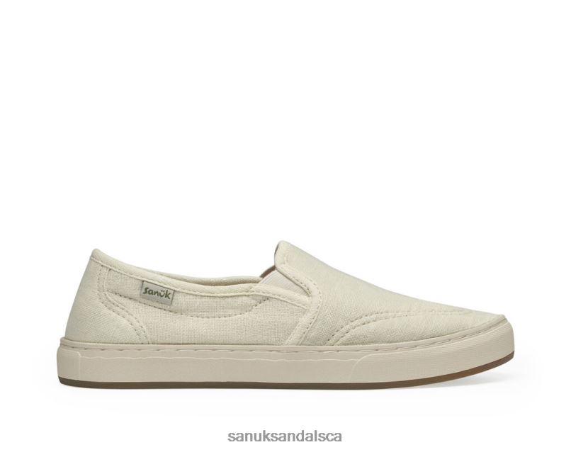 Sanuk V42F811 Washed White Avery Hemp