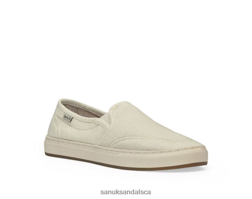 Sanuk V42F811 Washed White Avery Hemp