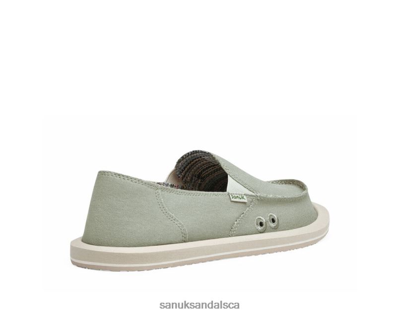 Sanuk V42F814 Olive Grey Donna Hemp