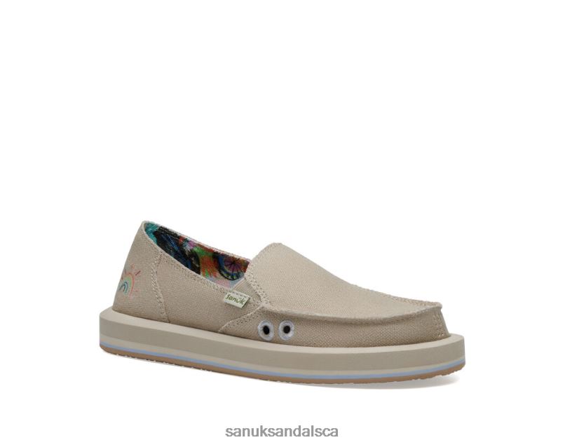 Sanuk V42F819 Cobblestone Pridewalk Surfer X Ppf Narrow Fit