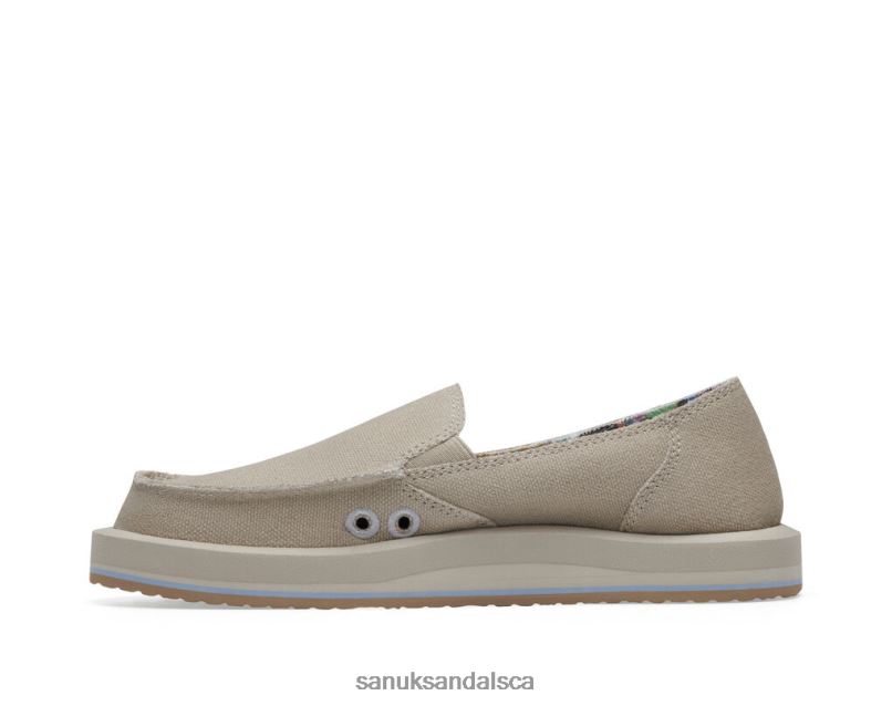 Sanuk V42F819 Cobblestone Pridewalk Surfer X Ppf Narrow Fit