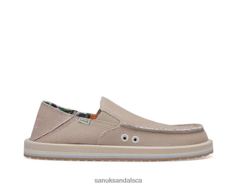 Sanuk V42F820 Cobblestone Pridewalk Surfer X Ppf Wide Fit