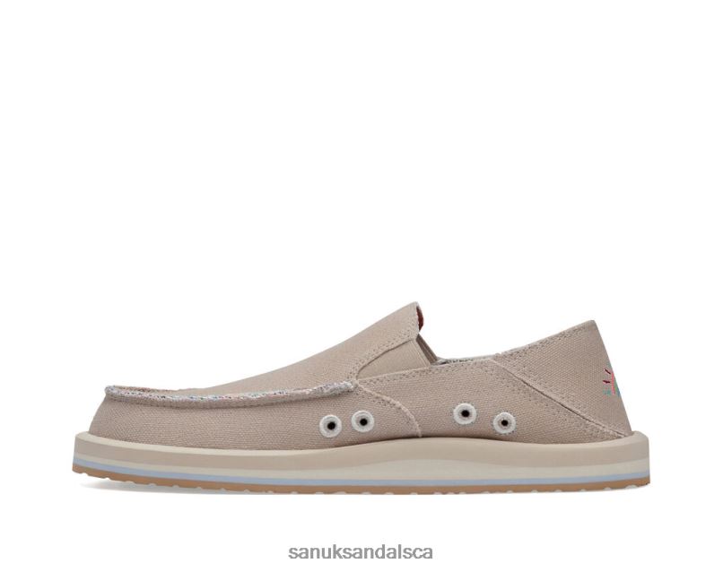 Sanuk V42F820 Cobblestone Pridewalk Surfer X Ppf Wide Fit