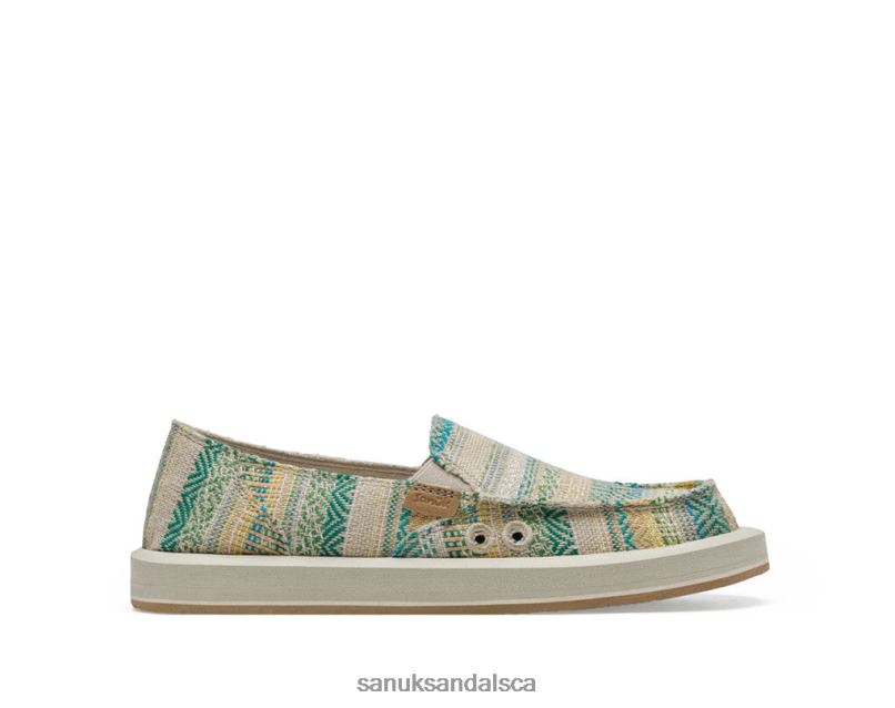 Sanuk V42F821 Blue/Green Donna St Artesano Blue-Green