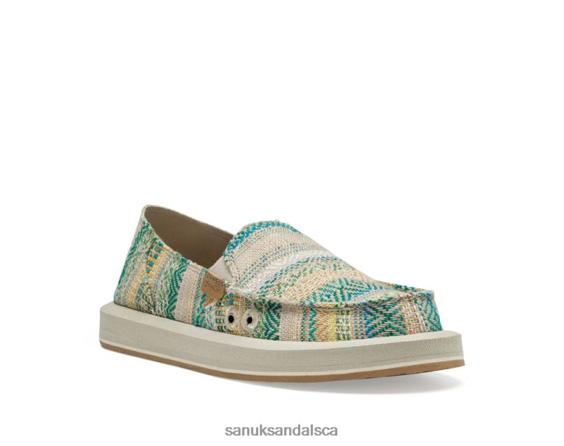 Sanuk V42F821 Blue/Green Donna St Artesano Blue-Green